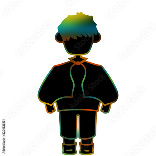 gold guy with a light bulb