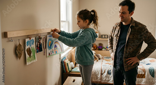 Child Personalizing a Second Bedroom