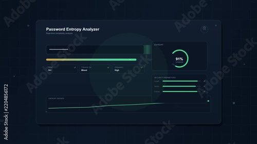 Futuristic digital dashboard interface showing animated data progress