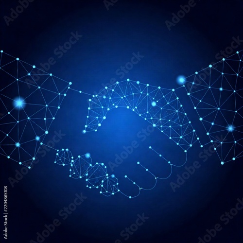 Ethereal cosmic network with glowing dots symbolizing alam matahari terbenam