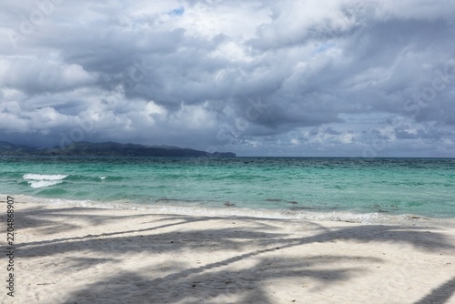 tropical beach in the philippines