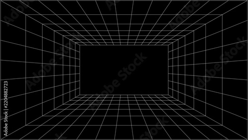 Seamless millimeter pattern with white lattice creates technical backdrop for mathematical notes, architectural drawings, and geometric design templates