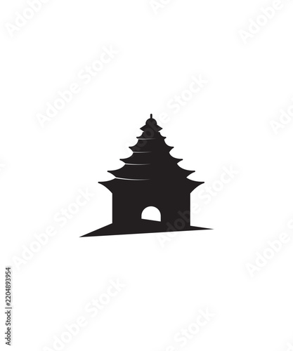temple icon, vector best flat icon.