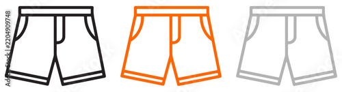Summer shorts icons.eps