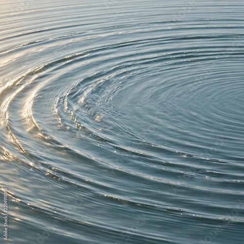 Calm water surface texture sidelight background