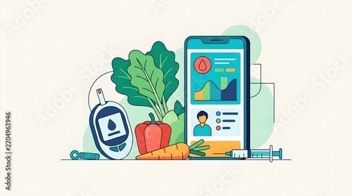 Mobile app for healthy grocery shopping and nutrition tracking.