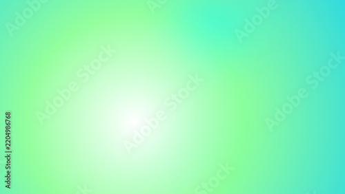 Obraz na płótnie Soft gradient fades from white to mint green