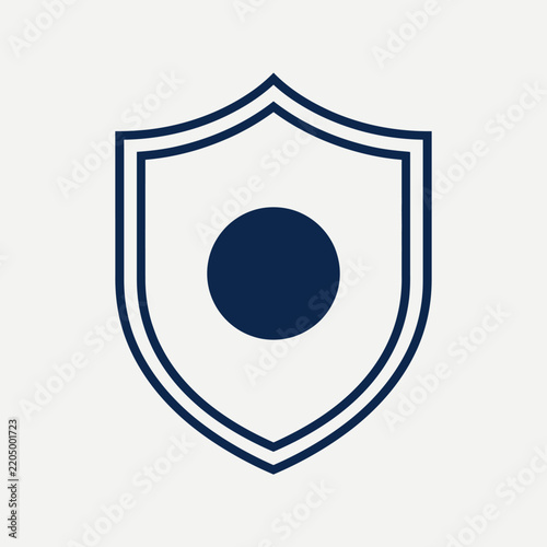 Abstract Shield Icon Design For Security And Protection Concepts
