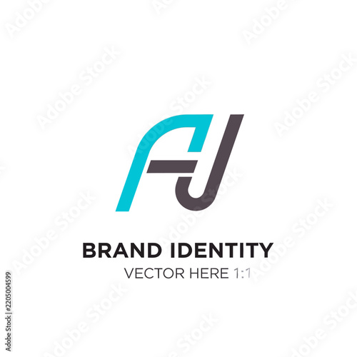 Modern Abstract Lettermark Logo Design Brand Identity Concept