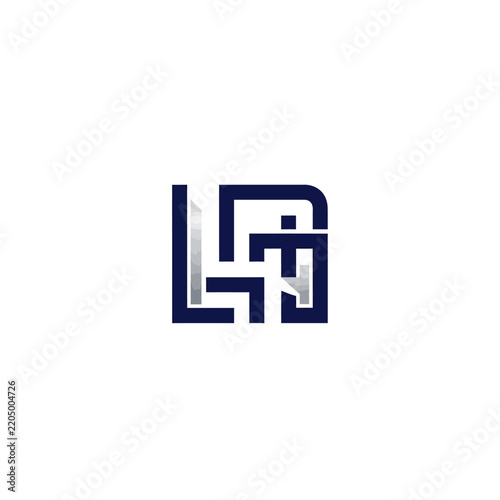Modern Abstract Monogram LG Geometric Logo Design Corporate Identity Symbol Minimalist Branding Element