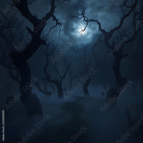 spooky halloween background