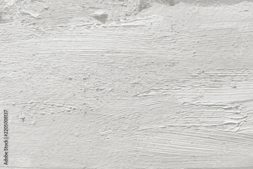 Horizontal white impasto paint texture with broad brushstrokes for Christmas background