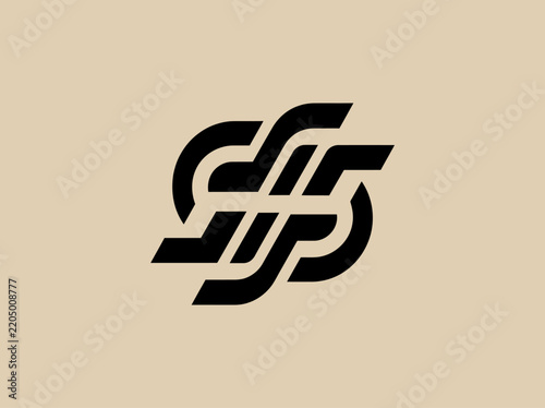 Abstract Geometric Symbol For Branding And Design Applications