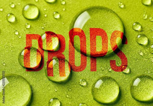 Water Drops Text Effect