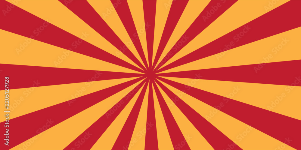 Fototapeta premium Background sunburst pattern colorful design. Vintage sunrays swirl grunge backdrop line. sun beam banner design and comic burst gradient concept pattern.