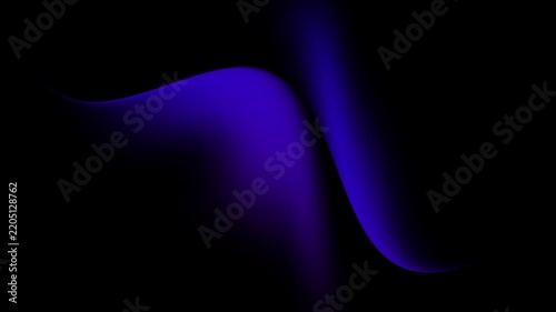 Elegant Purple Light Waves Dark Gradient Ambient Motion Loop