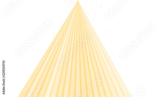 Light ray isolated on transparent background cutout beam effect