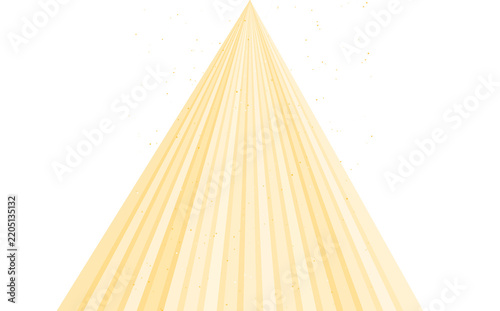 Light rays isolated on transparent background cutout graphic element