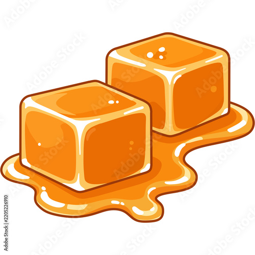 Cute Caramel Cream Soda Clipart PNG