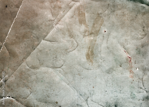 Vintage damaged analog photo effect isolated. Abstract old grimy photo texture. Scratched and glitch effect for design.	