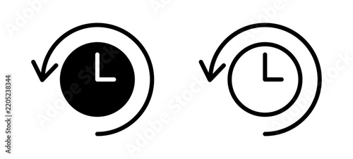 History Icon Set