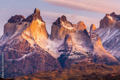 Nice view of Torres Del Paine National Park, Chile.