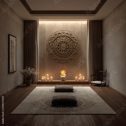 residential meditation space 