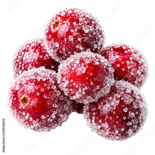 Sugar coated cranberries