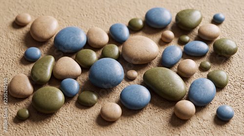 colorful stones background