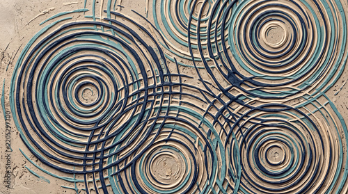 nested circles background
