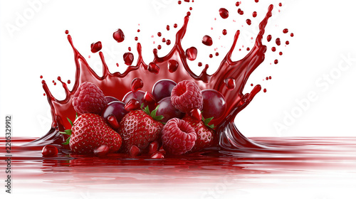 Red Berry Splash with Juice