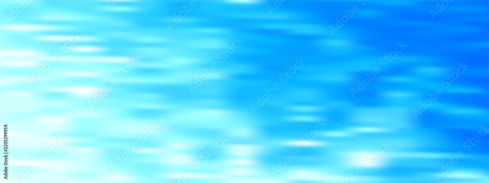 Obraz premium Cyan blue water wave ocean sea abstract background with soft blur texture.