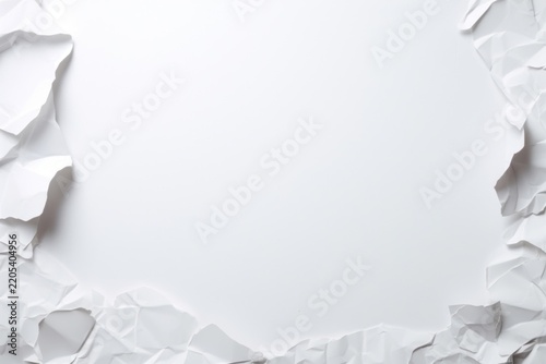 Torn paper white backgrounds white background.