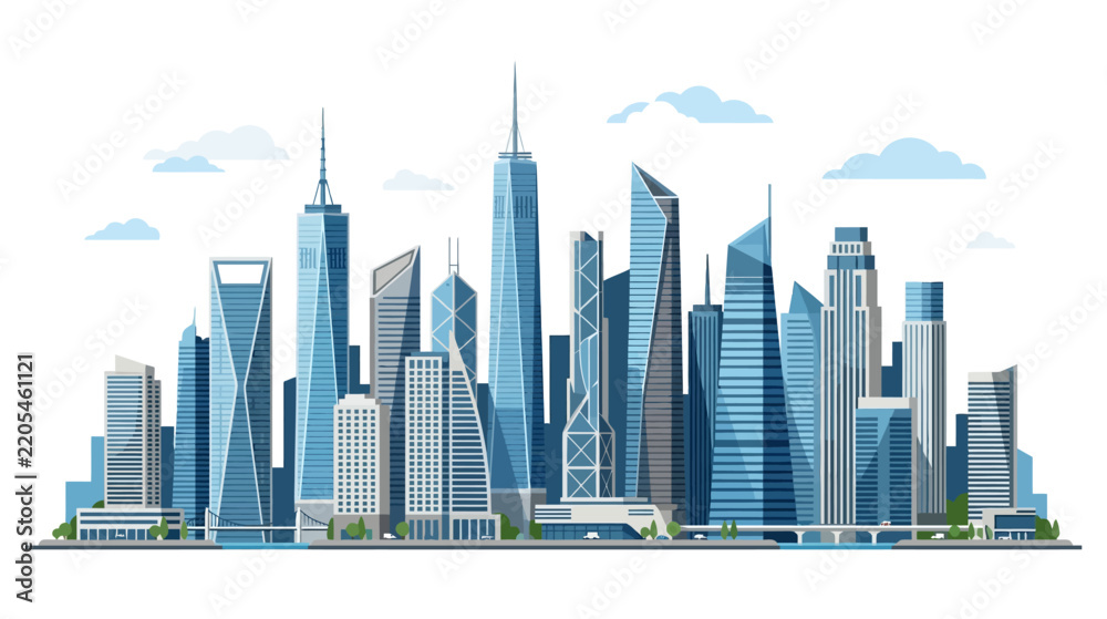 Fototapeta premium High-quality minimalist white panoramic background with wide-angle perspective, clean vector illustration style, ideal for website banners, advertising, and modern copy space.