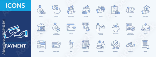 Payment icon set