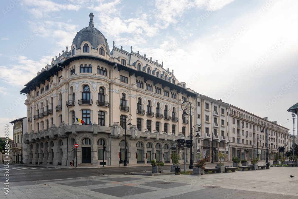 Fototapeta premium Panorama of Historic center of Craiova, Romania