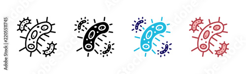 Bacterium Icons, Multi Style Collections