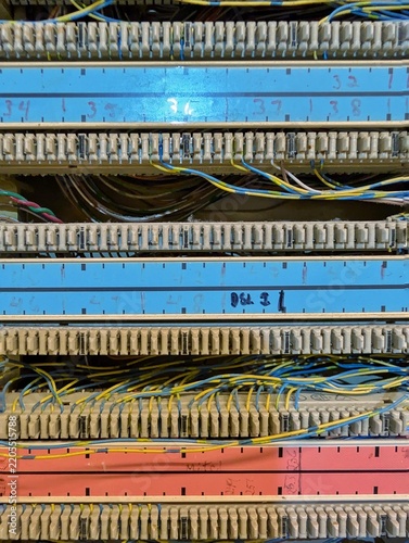 a lot of colorful wires