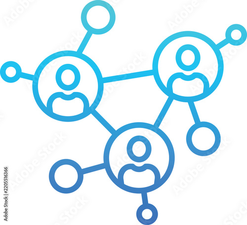 network gradient icon