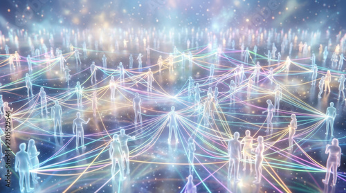 Global Network of Glowing Human Connections