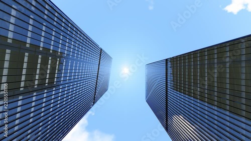 Extended service hours for office buildings in urban business districts(3D software Lumion makes non-AI)