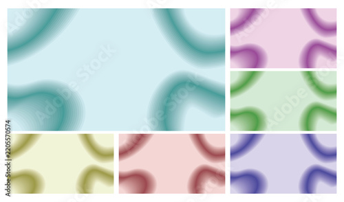 Soft Abstract Gradient Corner Background Collection