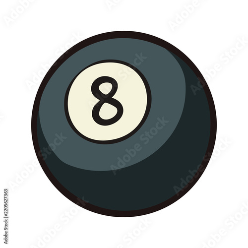 Billiard 8 Ball Icon
