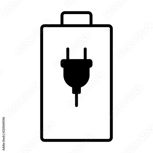 Power Plug Battery Icon