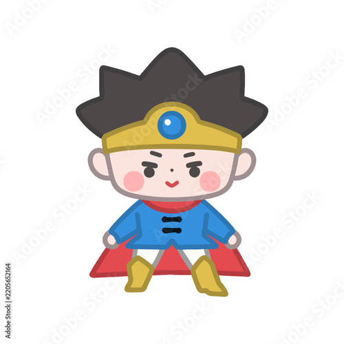 キリっと立つ勇者