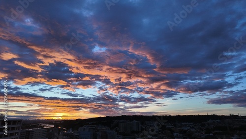 朝焼け雲