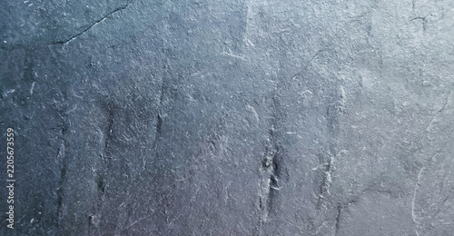 dark slate stone texture background, dark grey rough mineral surface banner