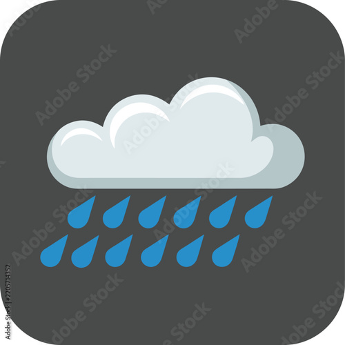 White cloud on dark blue background with pixelated edges