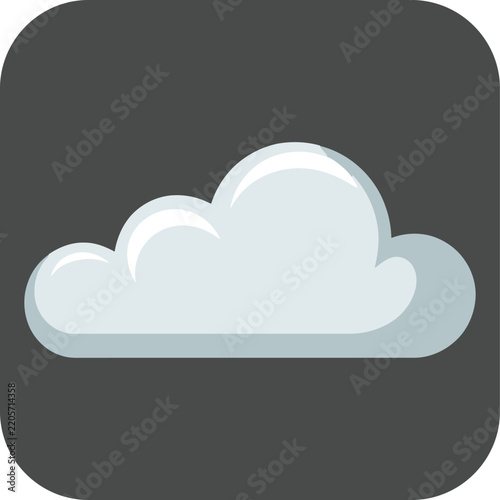 White cloud on dark teal background cloud teal gradient