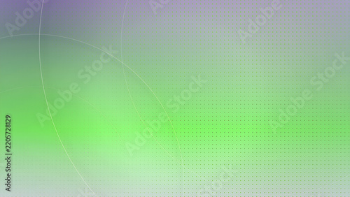 Abstract green gradient background with digital dot pattern and curved lines for tech design
